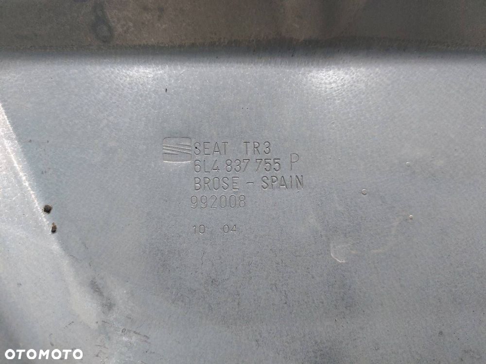 MECHANIZM PODNOŚNIK SZYBY LEWY PRZÓD ELEKTRYCZNY IBIZA III 6L4837751CM - 3