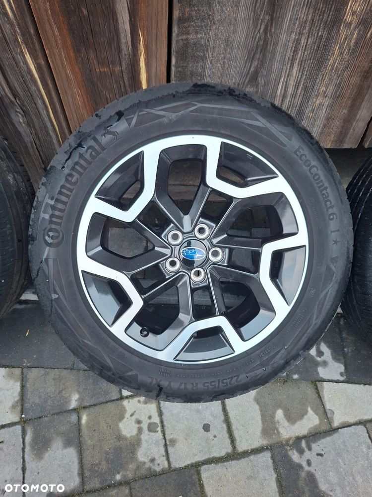Koła Felgi Subaru XV 5x100 17 Cali 7j ET48 Opony 21r - 2