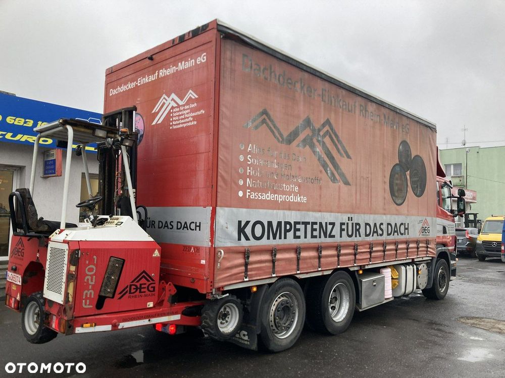 Scania Scania G320 Wózek PALFINGER Firanka Plandeka plandeka Moffett 2012 - 21