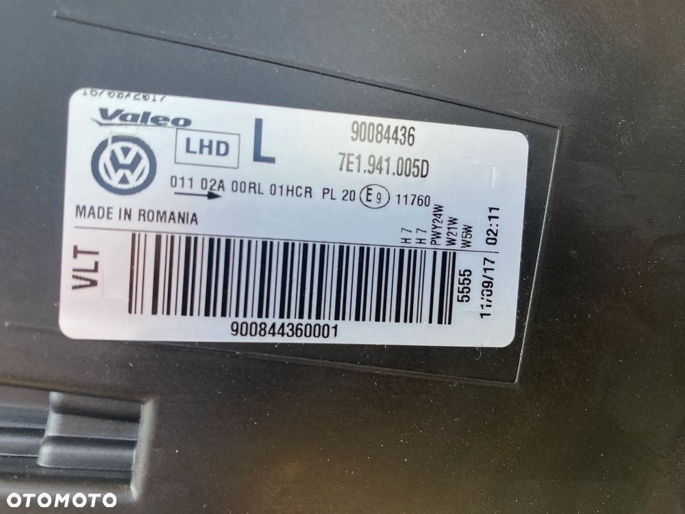 lampy transporter T6 7E multivan komplet eu całe - 2