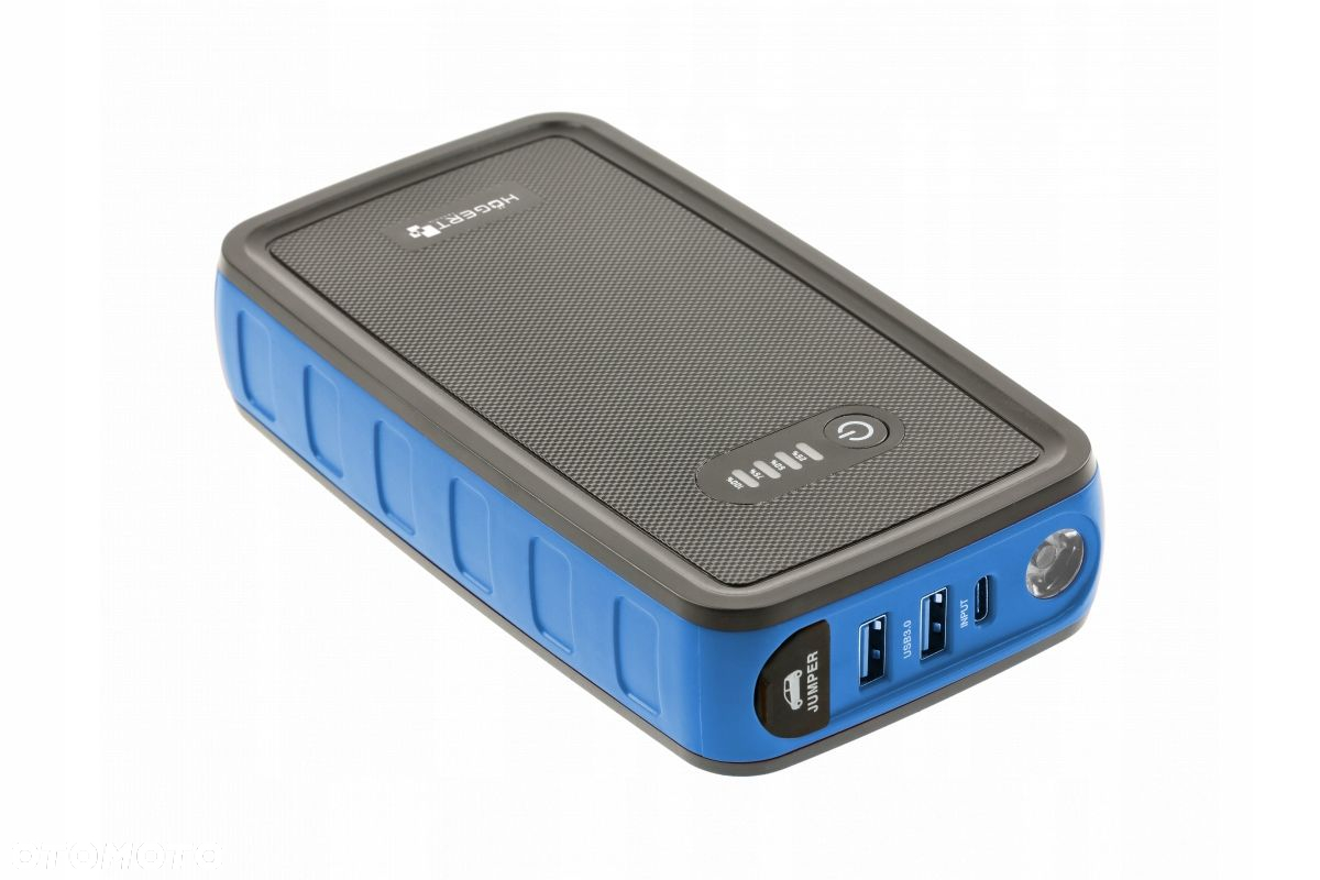HOEGERT STARTER URZĄDZENIE ROZRUCHOWE 400A POWERBANK 12 V USB-C HT8G622 - 2
