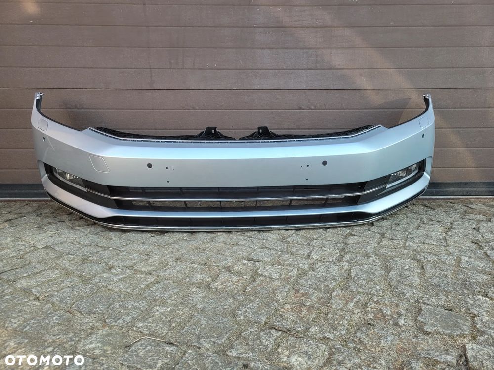 ZDERZAK PRZEDNI PRZÓD VW PASSAT B8 HIGHLINE LA7W PDC HALOGENY SPRYSKIWACZE - 1