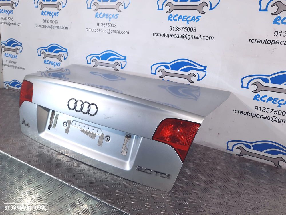 PORTA TAMPA MALA AUDI A4 B7 SLINE S LINE S-LINE SEDAN CARRO 8E5827023AA 8E5827023A 8E5827023 FECHO PUXADOR LUZ 3º STOP - 2