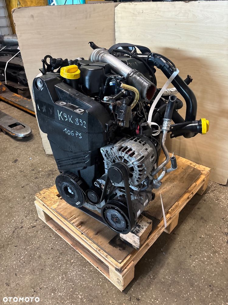 SILNIK KOMPLETNY RENAULT SCENIC III MEGANE III 1.5 DCI K9KG832 K9K832 film video - 4