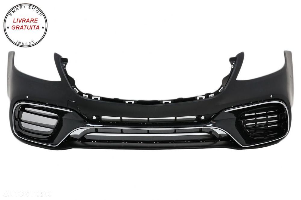 Pachet Exterior Mercedes S-Class W222 Facelift (06.2017-08.2020) S63 Design- livrare gratuita - 2
