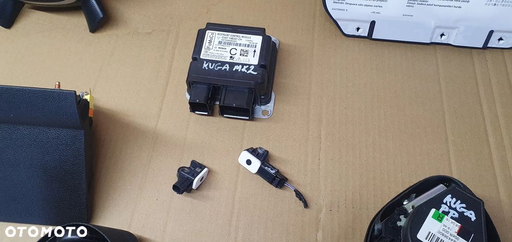 Zestaw poduszek AIRBAG pasy poduszki sensor kolanówka Ford Kuga MK2 - 7