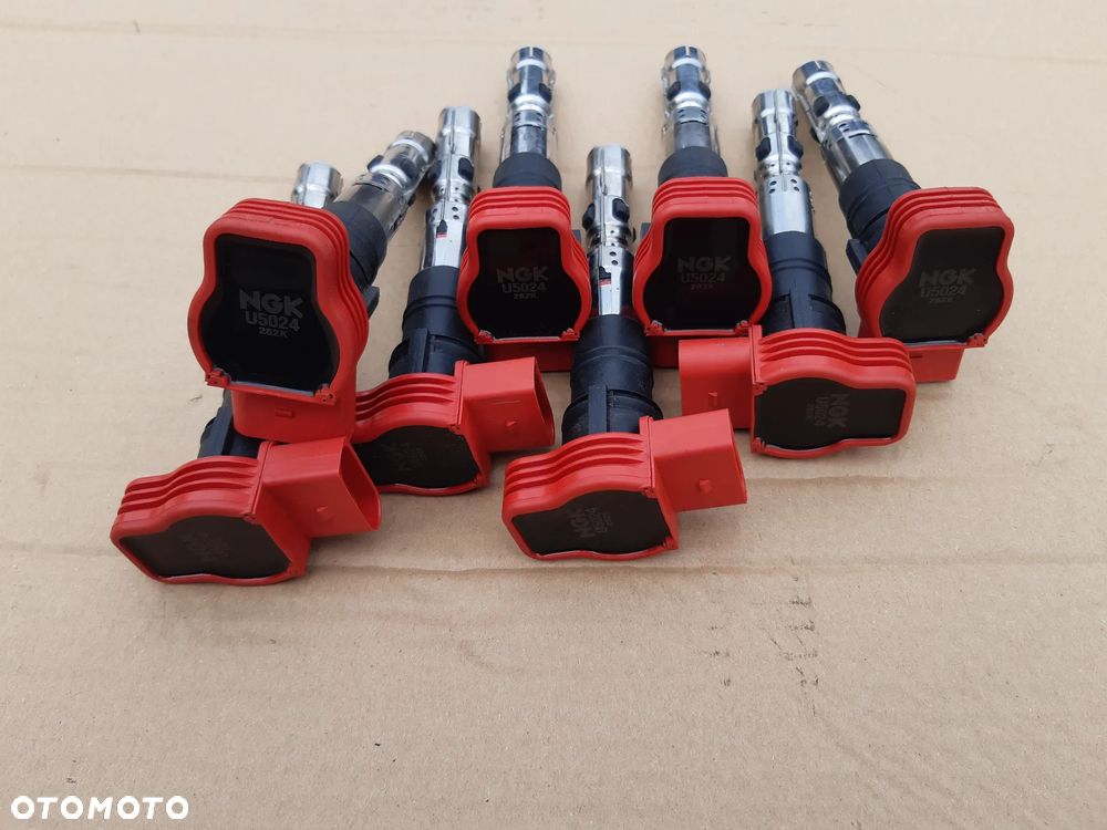 AUDI A8 D3 A6 C6 CEWKA ZAPŁONOWA NGK U5024 077905115T - 8