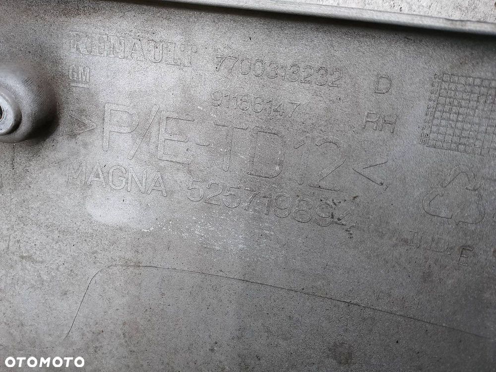 NAROŻNIK ZDERZAKA PRAWY TYŁ RENAULT TRAFIC II 7700313232 525719894 CMG64 - 6