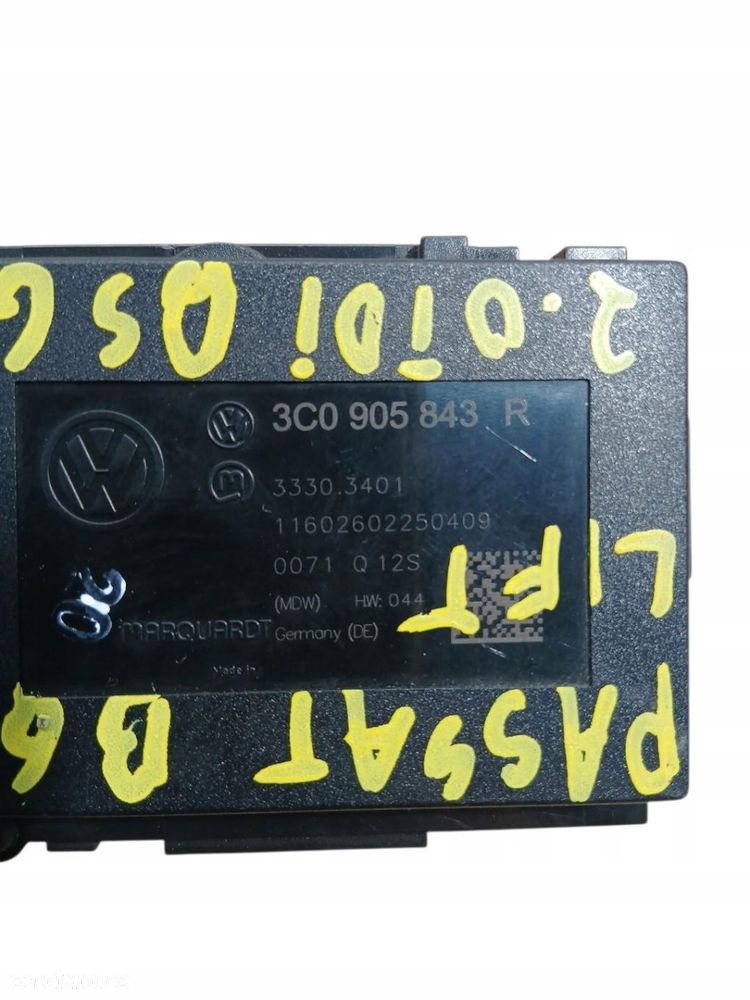 stacyjka kluczyk vw passat b6 2.0 tdi 3c0905843r - 3