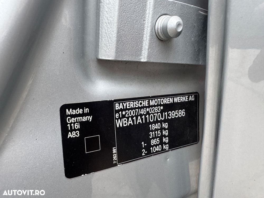 BMW Seria 1 116i Aut. Sport Line - 17