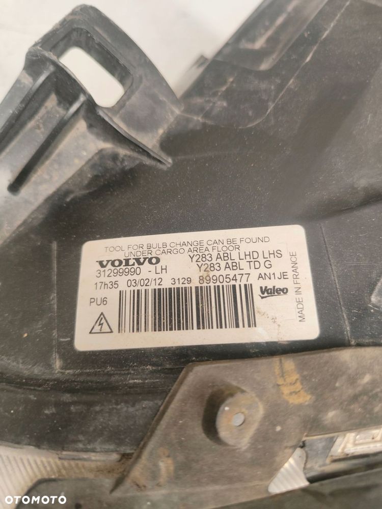 VOLVO S60 V60 XENON 9 PINÓW LAMPA LEWY PRZÓD XENON 31299990 - 4