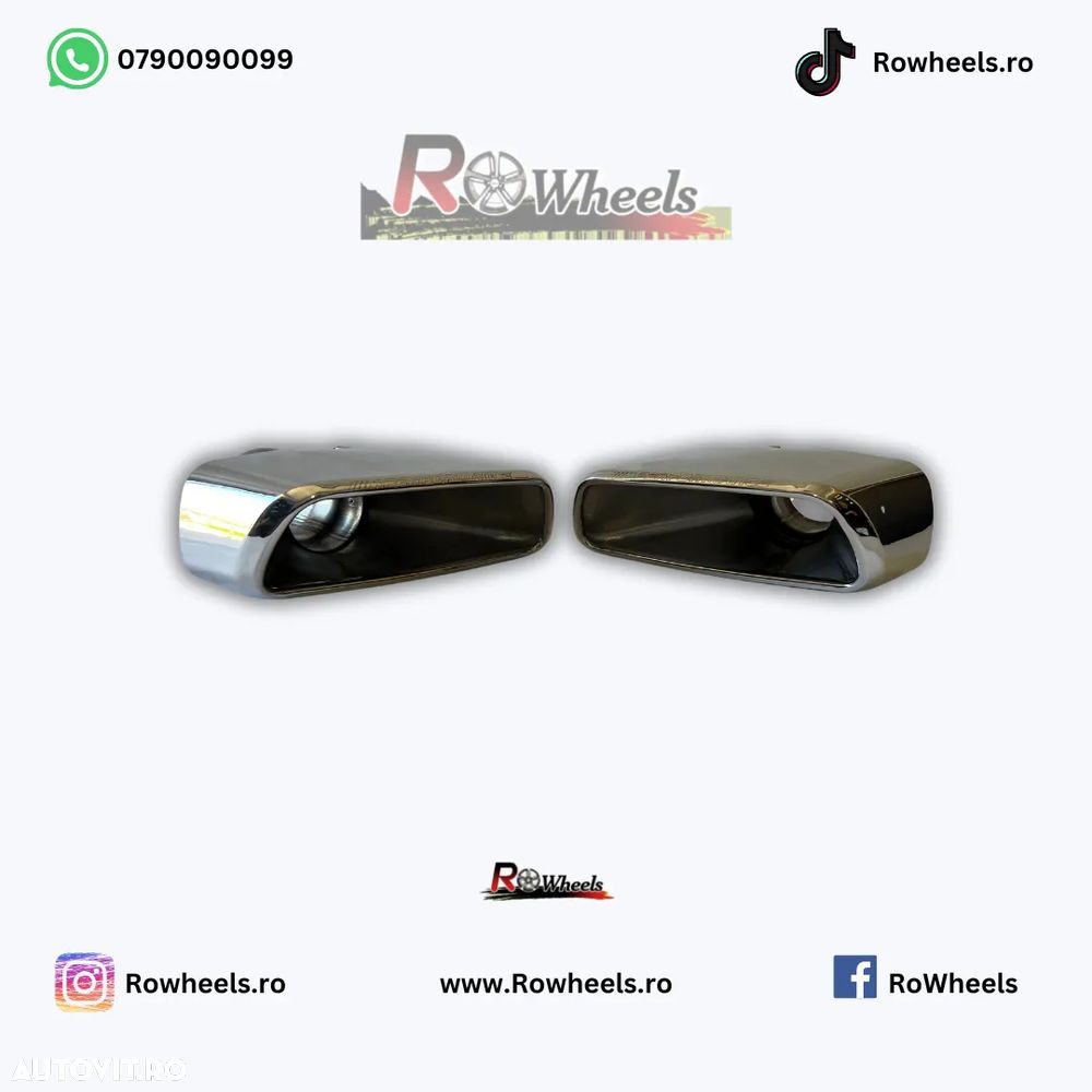 Ornamente tobe Tips evacuare sport BMW seria5-6-7 G30 G31 G11 G12 M performance - 3