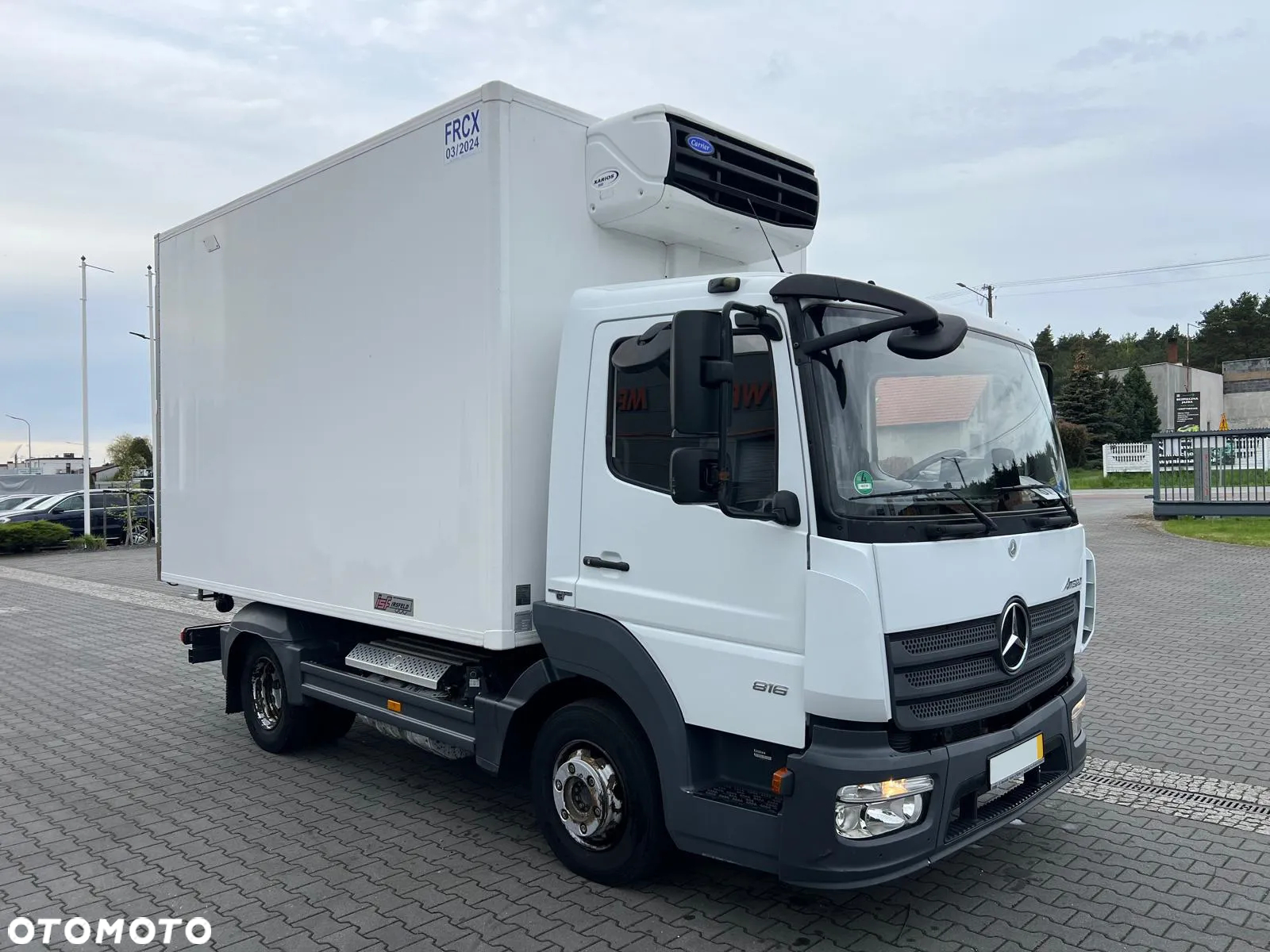 Mercedes-Benz ATEGO 816 EURO 6 CHŁODNIA HAKOWA KONTENER IZOTERMA LAMBERET PODUSZKI KLIMA - 6