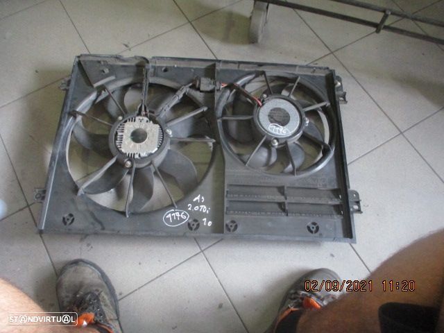 Ventilador 1K0121207BC 1K0121205AD  1355D301602 AUDI A3 2010 2.0TDI Original  VW GOLF 5 GTI 2006 2.0I TURBO 200CV 3P VERMELHO - 1