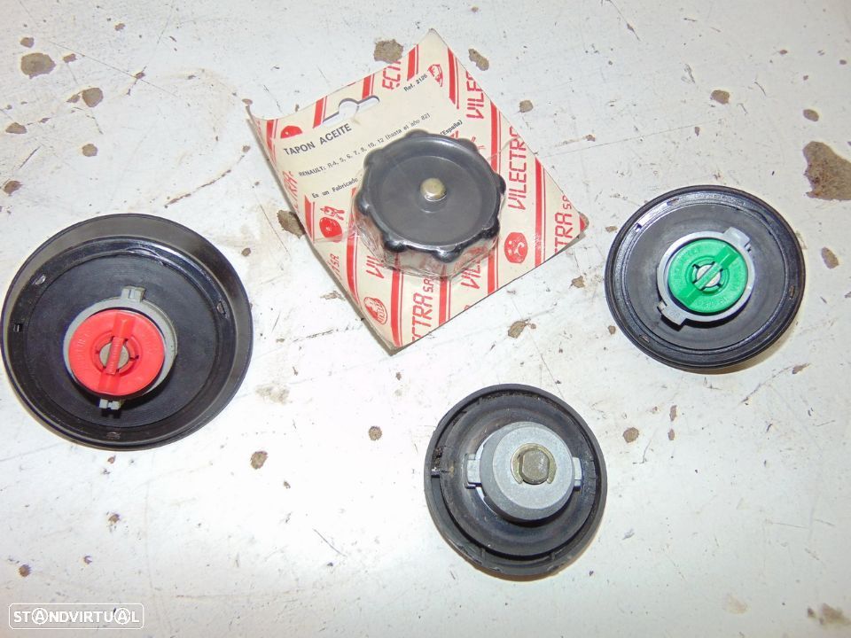 Renault 4l tampões de gasolina e de óleo - 6