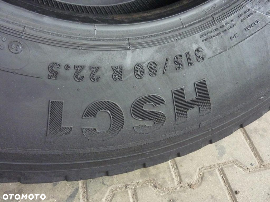Opona używana ciężarowa 315/80R22.5 CONTINENTAL HSC-1 600zł. C1874 - 3