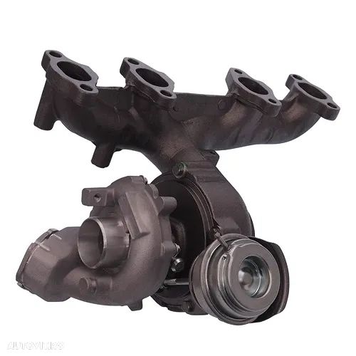 Turbina noua / turbo compresor suflanta Audi A3, Seat Altea, Leon, Toledo, Skoda Octavia 2, Superb 2, VW Caddy, Eos, Golf 5, Jetta 3, Passat B6, Touran, motoare 2.0 Tdi, BMM, BMP - 1