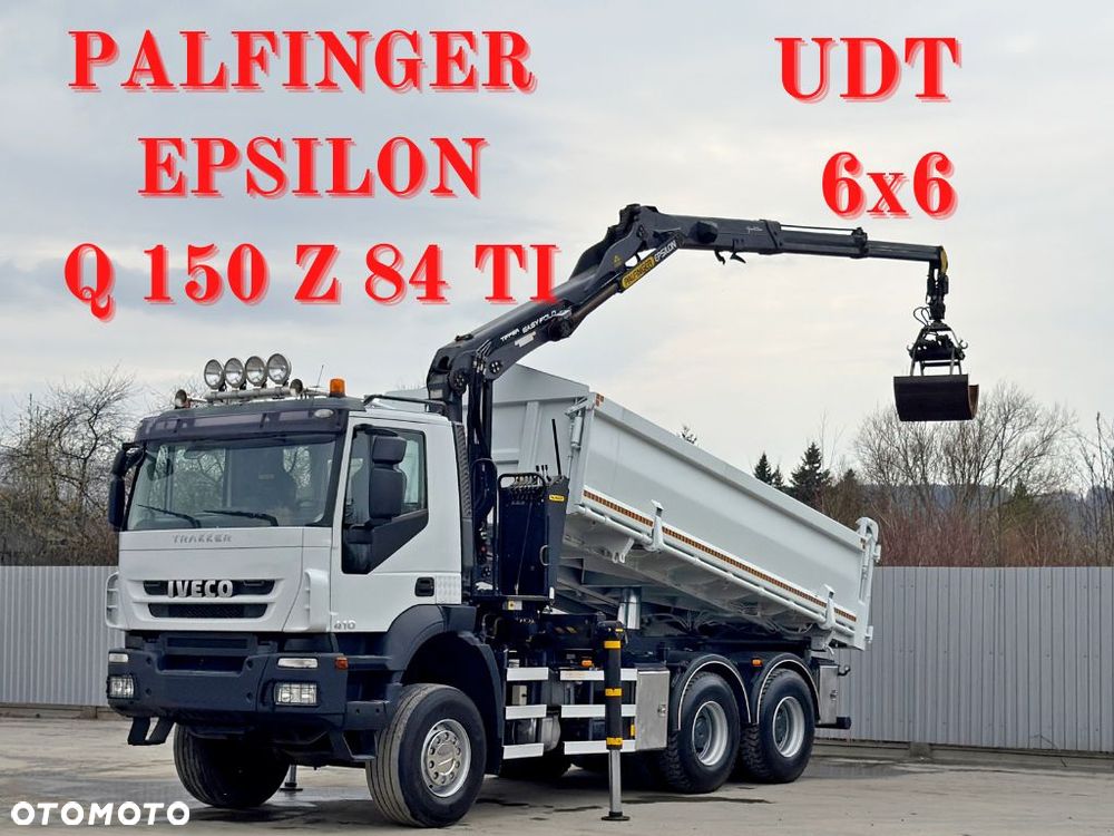 Iveco TRAKKER 410 * WYWROTKA 5,10 m * PALFINGER EPSILON Q 150 Z 84 TI / 6x6 - 1