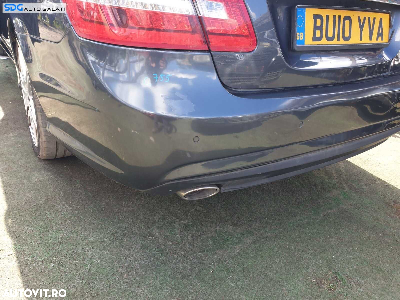 Bara Spoiler Spate AMG cu Locas Senzori Parcare Mercedes Clasa E Class W212 2009 - 2012 Culoare C755 [C4922] - 4