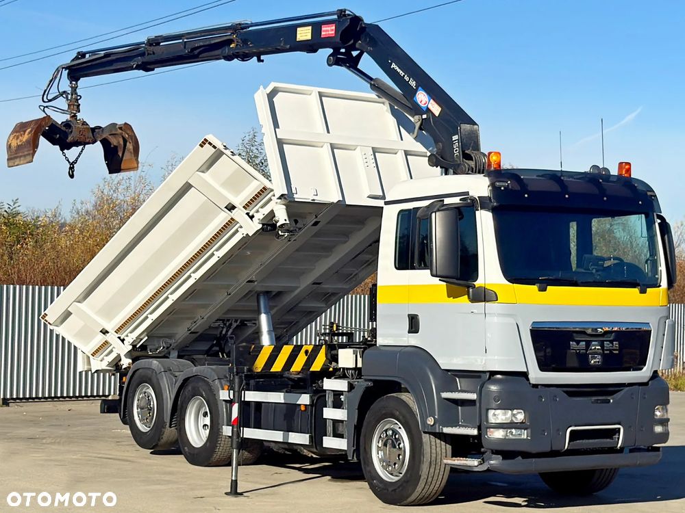 MAN TGS 28.320 *WYWROTKA 5,05 m * HMF 1500 - K2 * STAN BDB - 3