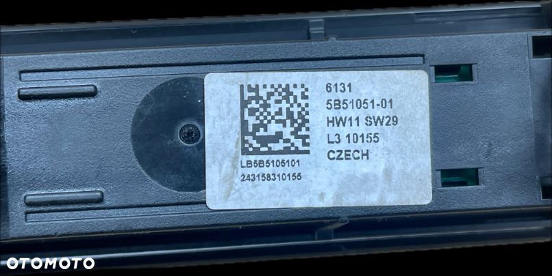 BMW 5 G90 M5 24- PANEL DOTYKOWY KIEROWCY WŁĄCZNIK ŚWIATEŁ 5B51051 - 5