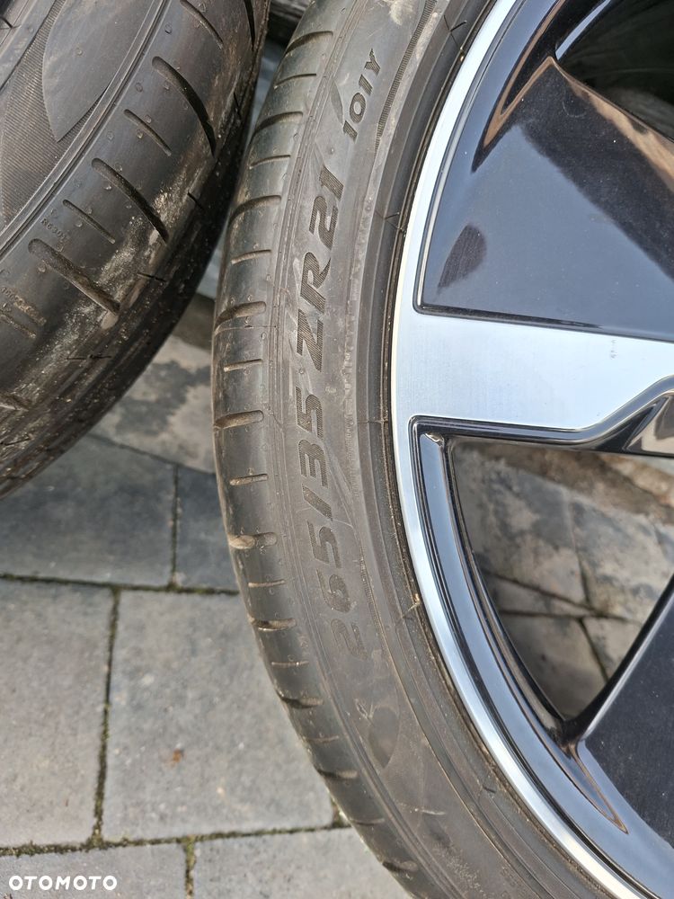 Sprzedam koła do Porsche Taycan 21cali Opony jak nowe dot21 - 9