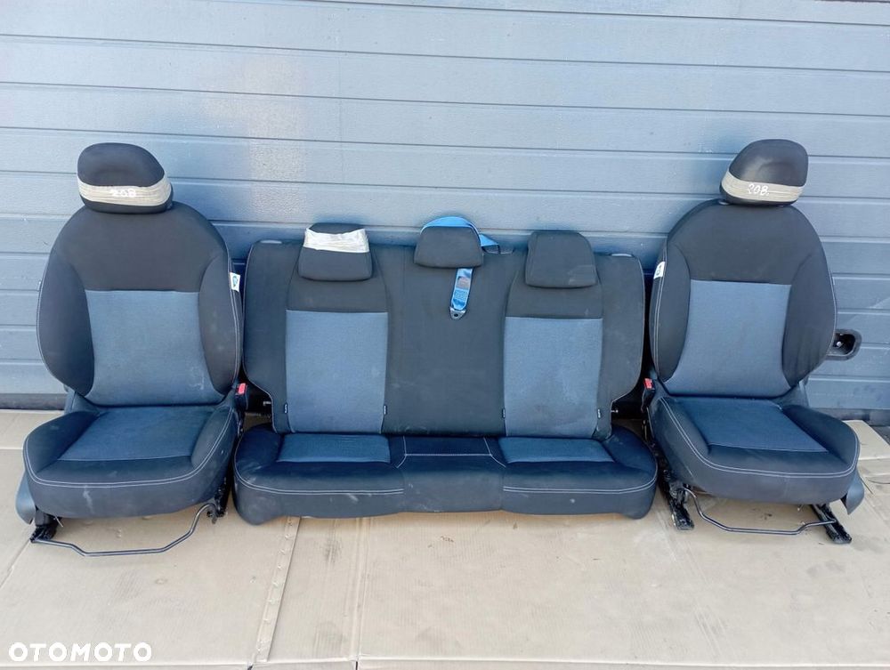PEUGEOT 208 LIFT FOTELE KANAPA KOMPLET EUROPA - 1