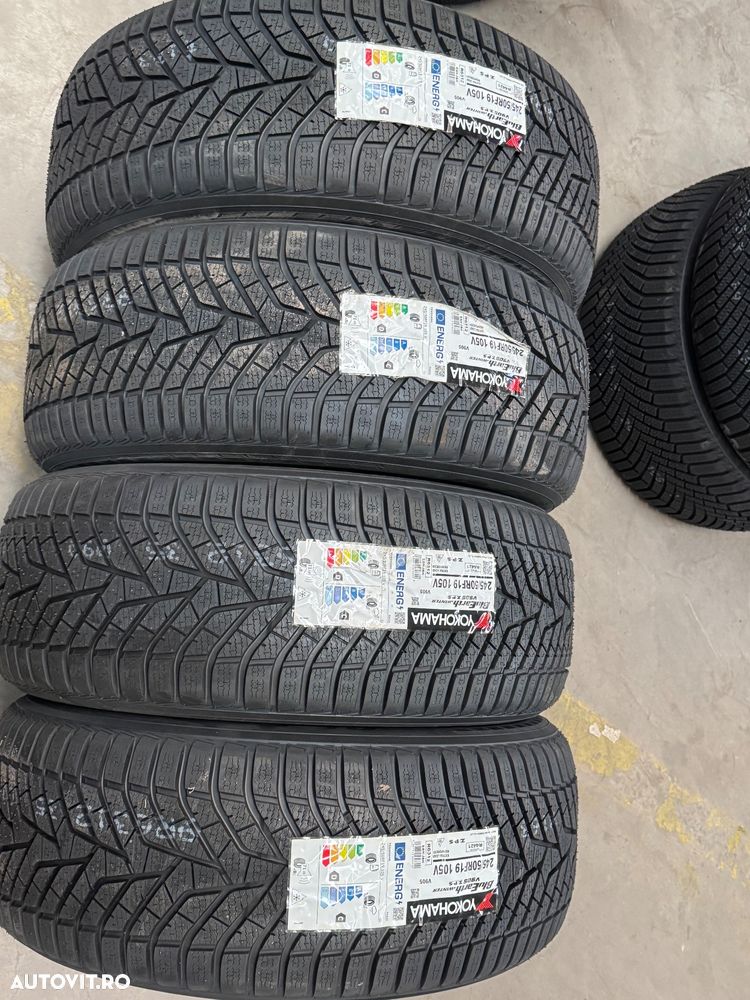 Vând 4 anvelope 245/50/19 Yokohama de iarnă cu runflat noi - 1