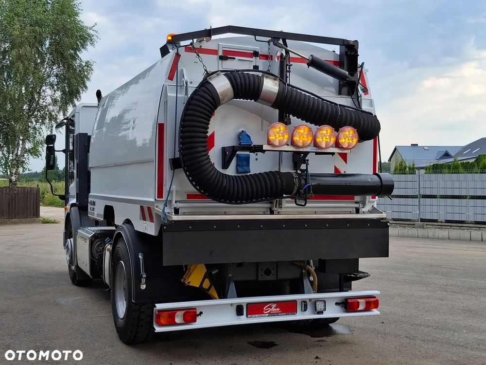 Mercedes-Benz Econic 1827 Zamiatarka FAUN Viajet EURO 6 PM10 Dodatkowy Silnik W Zabudowie Dodatkowa Szczotka Odchwaszczarka Dodatkowy Zbiornik Wody Rura do Liści Studzienek Samochód Jak Nowy 860 km Przebiegu 2023 Rok Zamiatarka Uliczna - 10