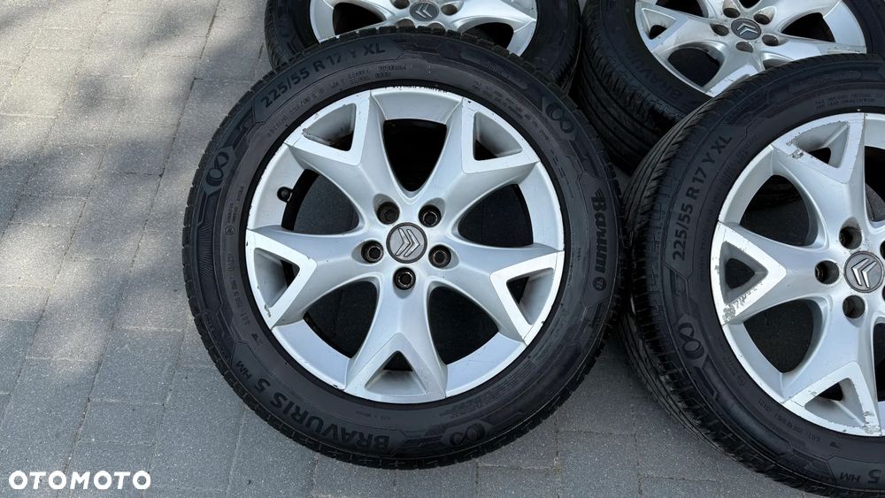 Koła 225/55 r17 5x108 ET32 7J Citroen C5 C4 Cactus Berlingo Xsara C3 C4 Peugeot 207 307 308 Partner 3008 5008 alufelgi 225/55/17 XL - 3