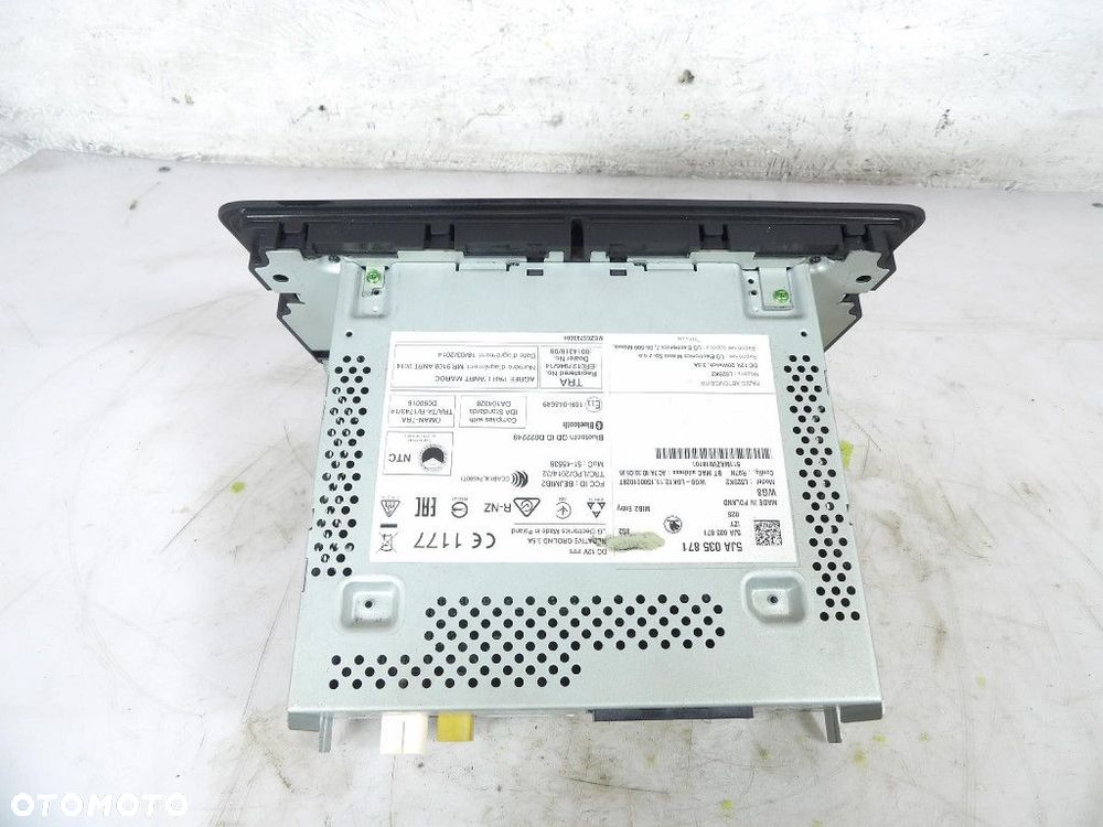 SKODA RAPID RADIO 5JA 035 871 - 4