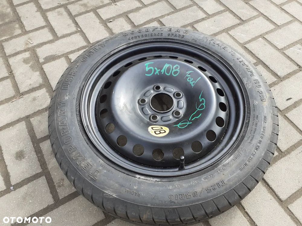 # DOJAZDÓWKA KOŁO DOJAZDOWE ZAPAS ZAPASÓWKA FORD 5X108 - 1