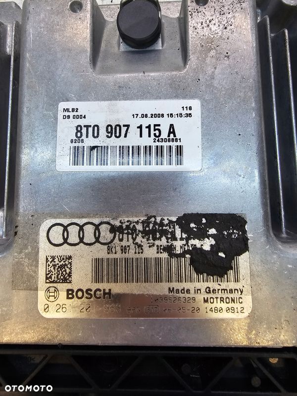 KOMPUTER STEROWNIK SILNIKA AUDI A4 A5 1.8 TFSI 8T0907115A - 4