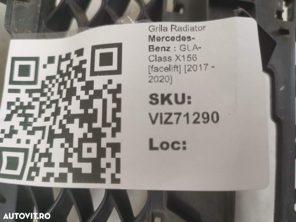 Grila Radiator Mercedes-Benz  GLA-Class X156 [facelift] 2017 2018 2019 - 8