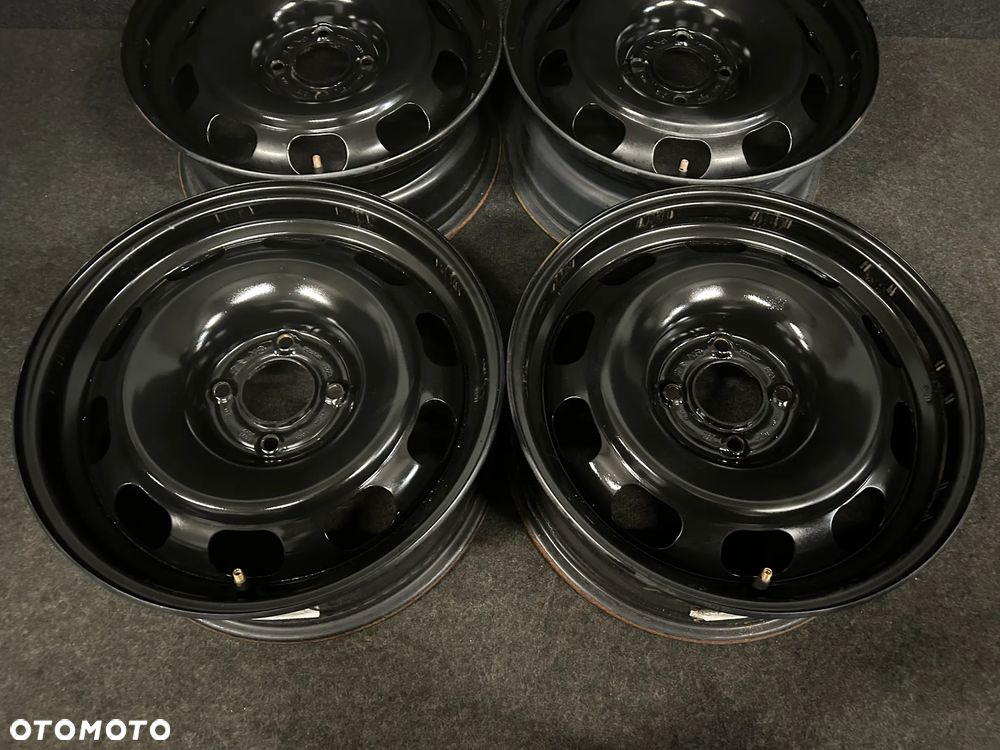Felgi Stalowe Opel Corsa F z oryginalnymi kołpakami Opla 16 cali 4x108 4szt. Ładne! - 9