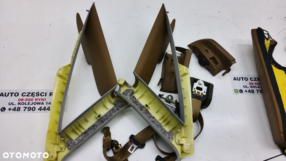 Audi A6 C6 Sedan Kanapa Oparcie Boczki Pasy Brąz - 14