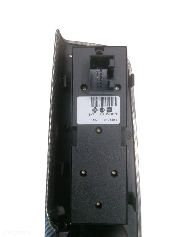 PANEL PRZYCISKI SZYB LEWY PRZÓD VW GOLF IV 1J4959857D - 4