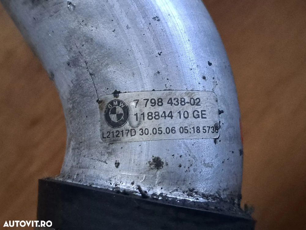 Furtun conducta teava intercooler Original BMW E60+LCI E61+LCI - 3