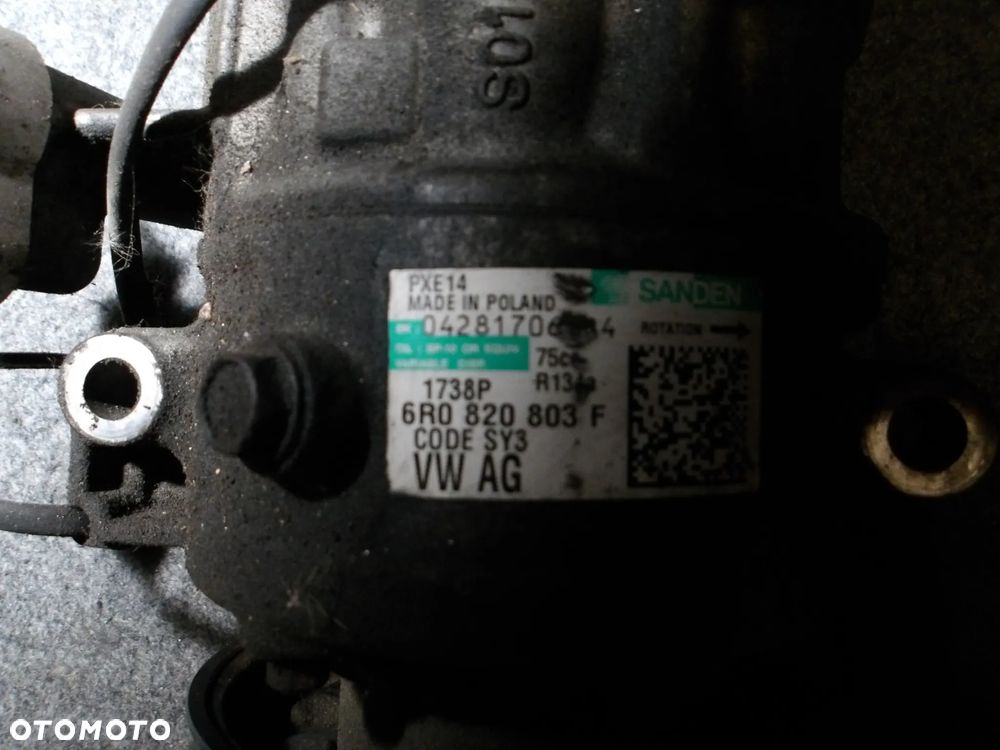KOMPRESOR SPRĘŻARKA KLIMATYZACJI VW AUDI SKODA 6R0820803F - 2