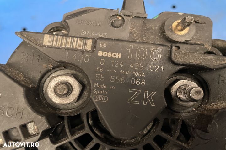Alternator 0124425021  55556068 Opel Astra H [facelift] [2005 - 2015] - 5