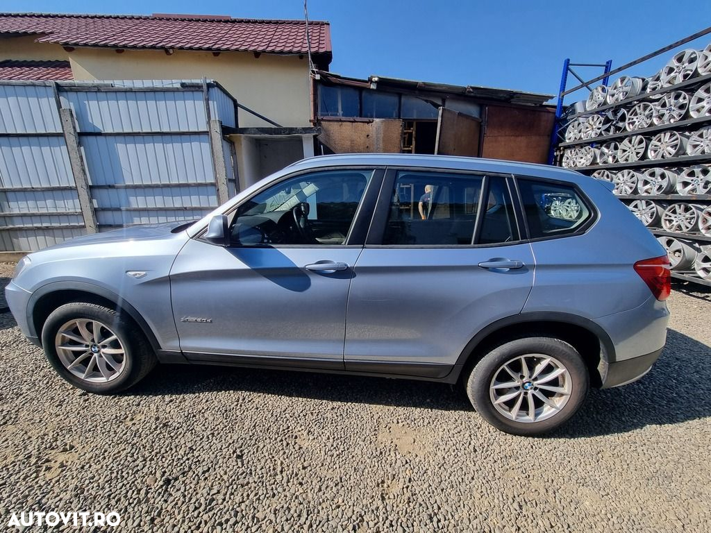 Usa Stanga Spate BMW X3 F25 2010 - 2014 SUV 4 Usi GRI (1044) ZGÂRIATA - 3