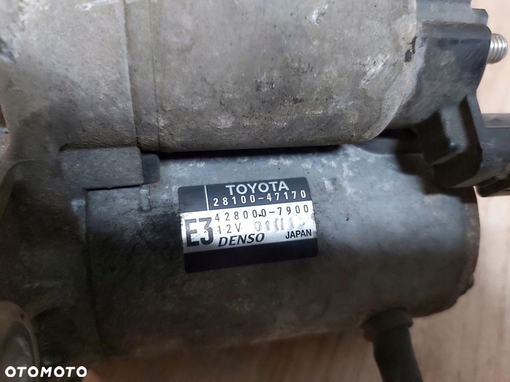 Toyota VERSO S rozrusznik 1,33 Yaris III 28100-47170 - 5