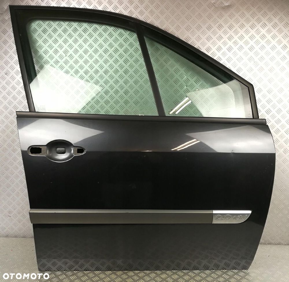 TEB66 drzwi prawy przód prawe pasażera szyba RENAULT SCENIC II 2 2003- - 1