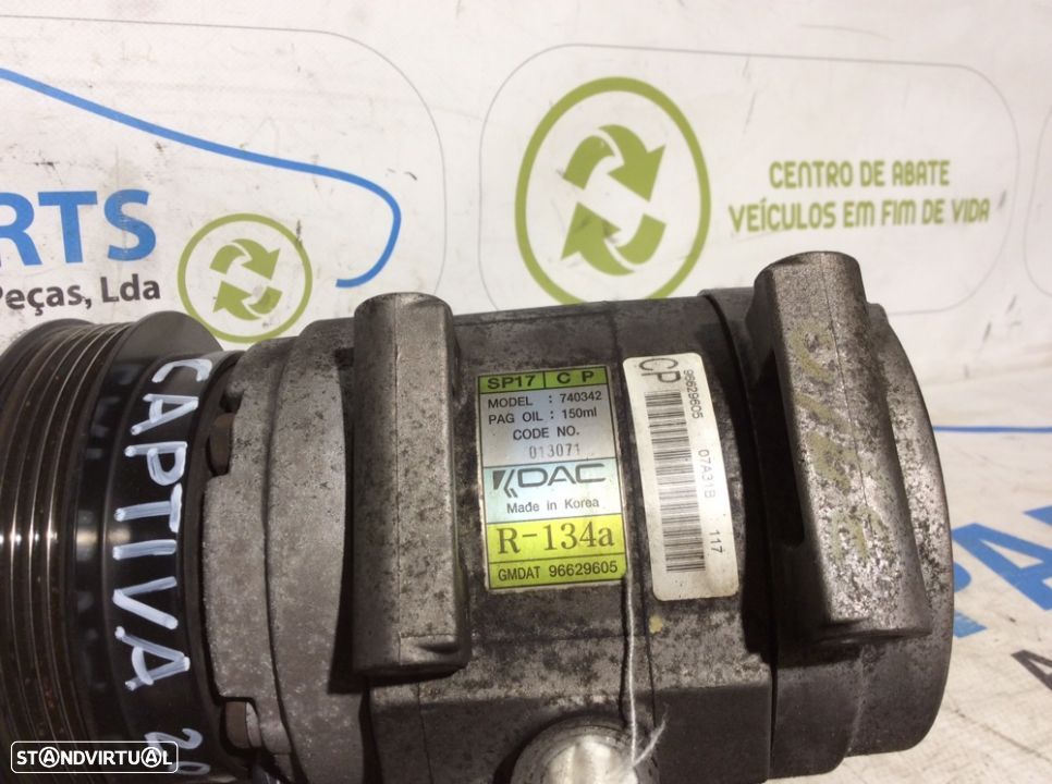 Compressor de ar condicionado Chevrolet Captiva - 3