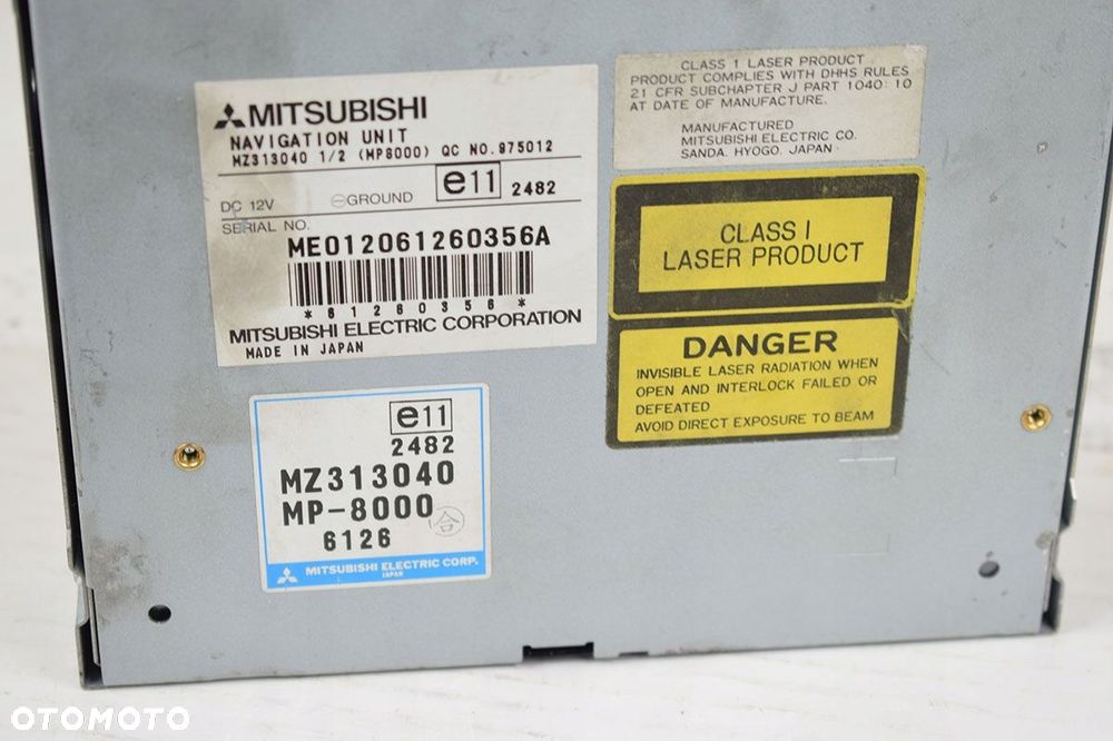 radio nawi dvd mitsubishi pajero iii mz313040 - 3
