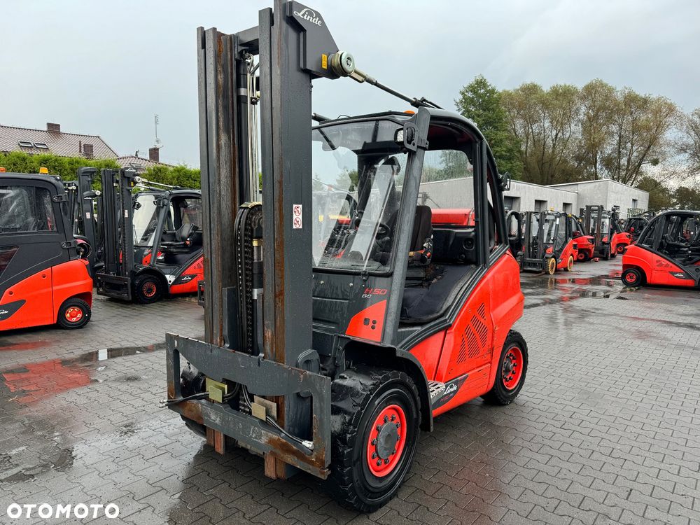 Linde Linde h50 EVO triplex 4 sekcje wolny skok h40 h45 toyot