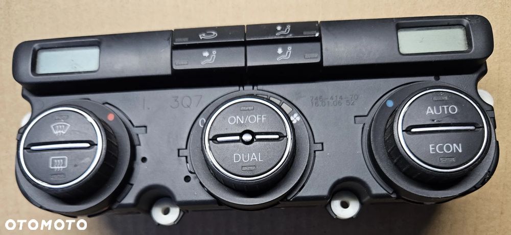 VW Passat B6 Golf Jetta panel sterowania nawiewu klimatyzacji 1K0907044BD - 1