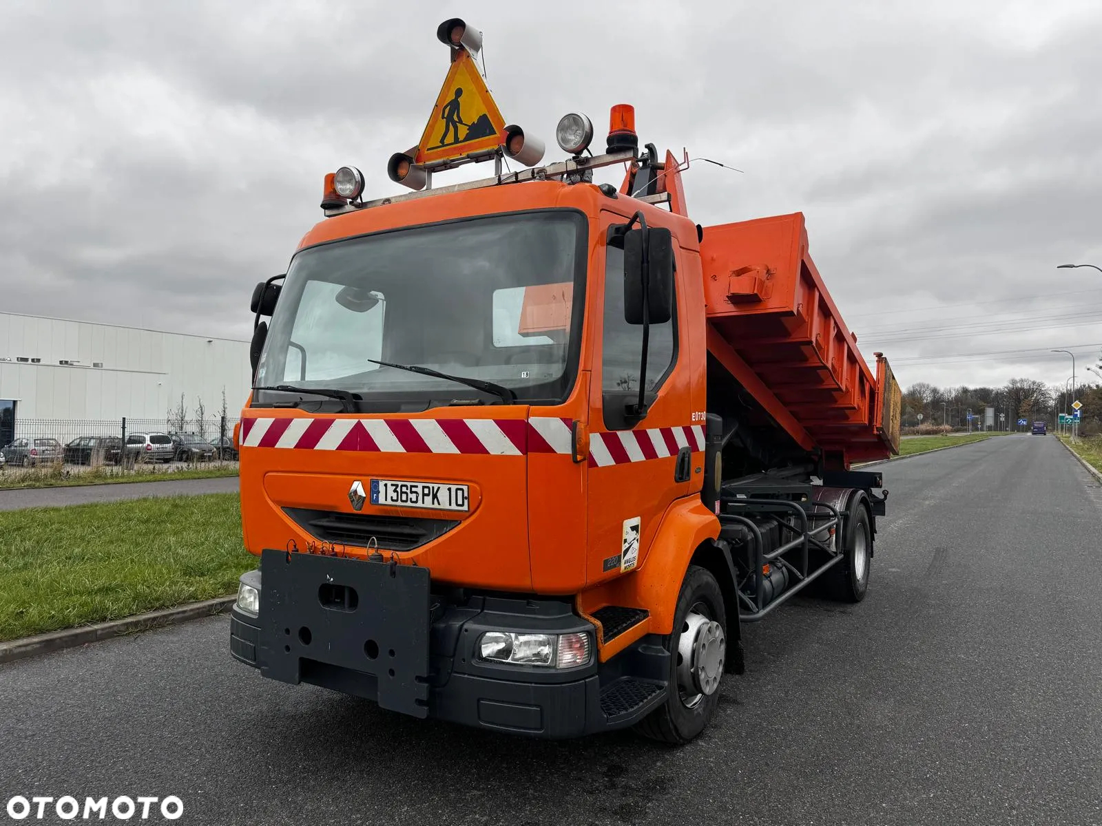 Renault Midlum 220DCi Hakowiec 2005 r. Wywrotka Solarka Specjalny Pług Kompletny Zestaw Do Odśnieżania - 3