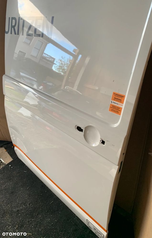 Drzwi boczne przesuwne prawe VW T6 T5 pełne białe - 10