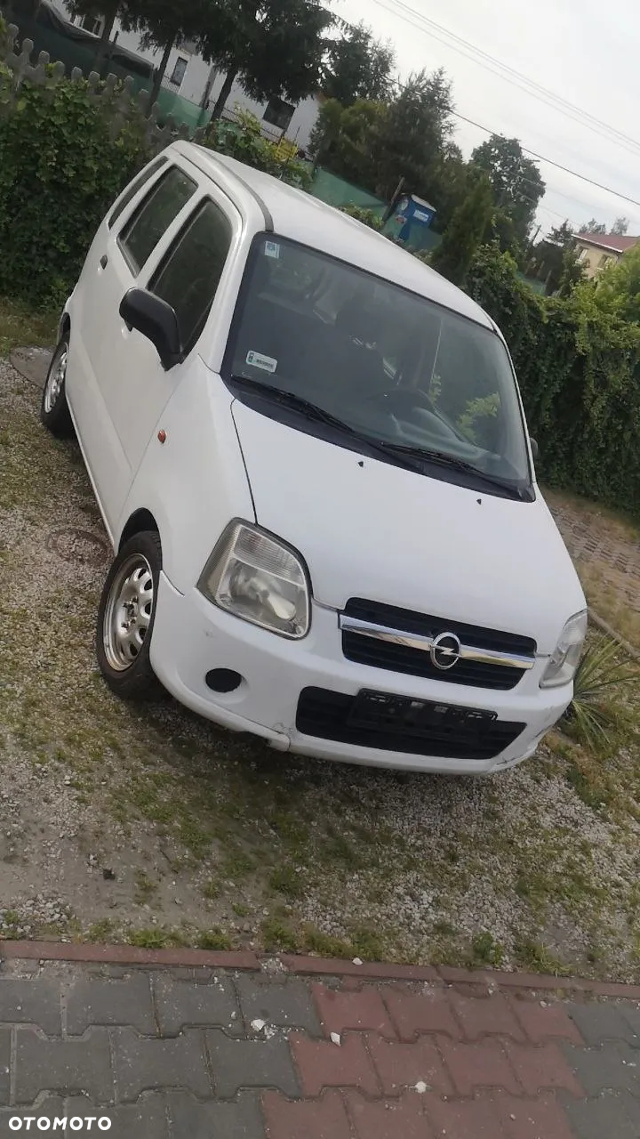 KAROSERIA DRZWI BŁOTNIK REFLEKTOR ZDERZAK OPEL AGILA BIAŁA + ELEMENT ŻÓŁTE I ZIELONE - 2